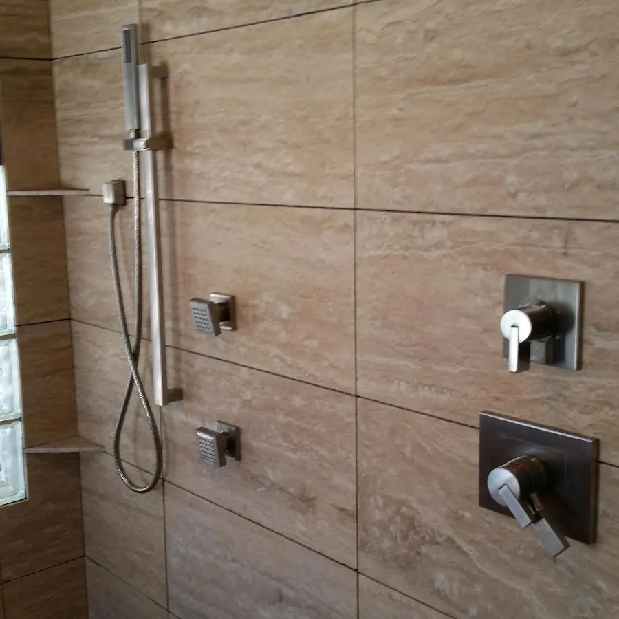 Shower fixture installation for Water Heater Replacement in Iowa Park